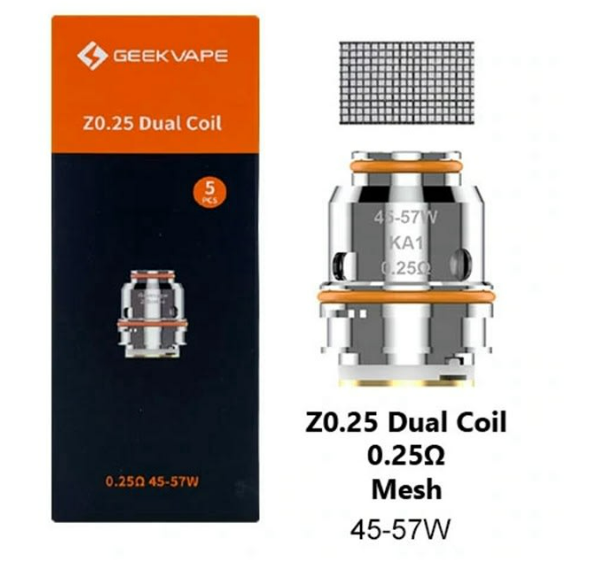 KIT 5PCS RESISTENCIAS GEEKVAPE ZEUS MESH COILS