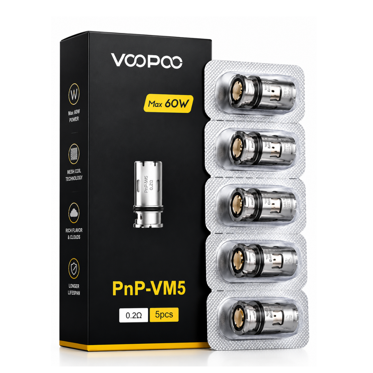 Resistencias Voopoo pnp vm5 0.2ohm