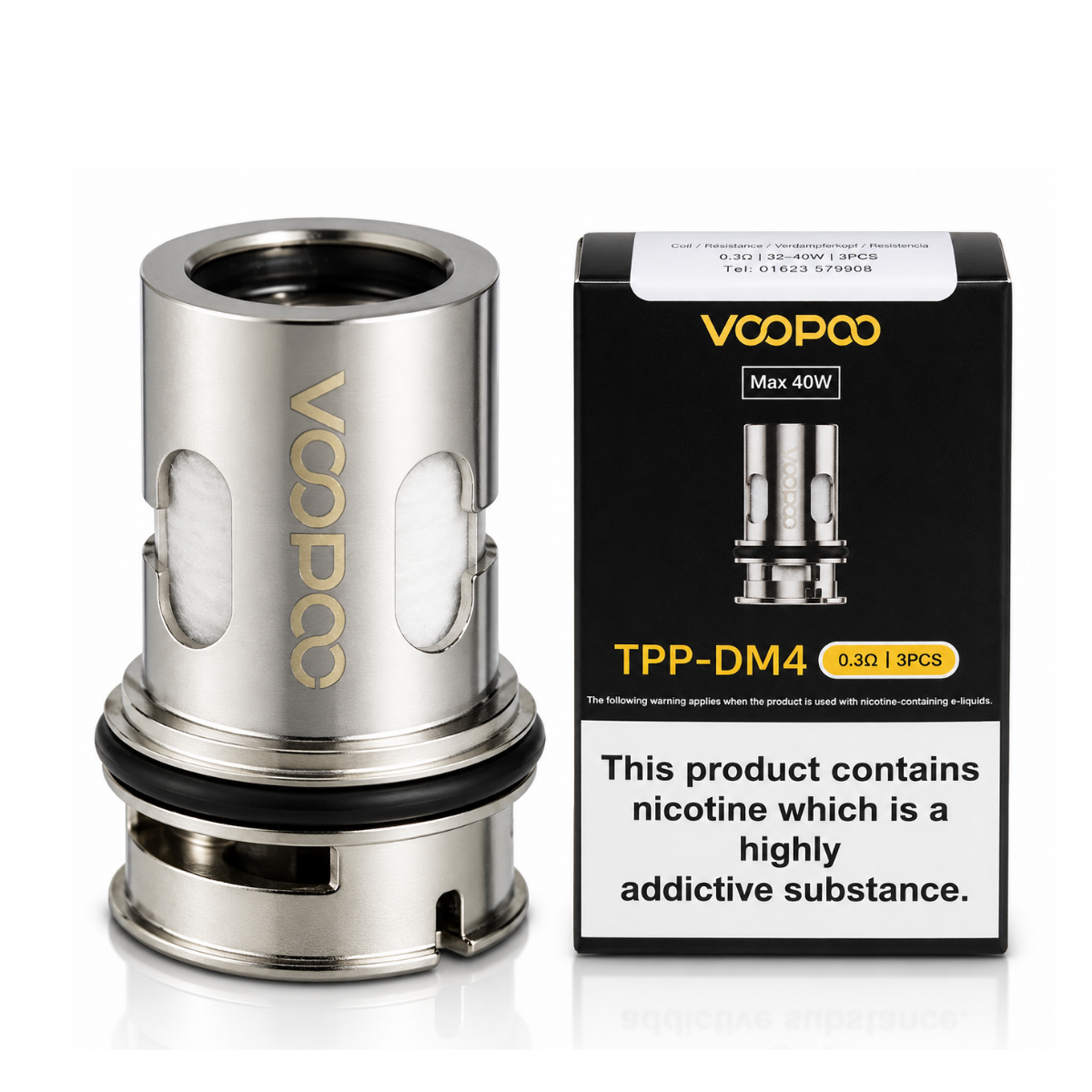 Resistencias TPP VOOPOO - DM4 0.3 Ohm