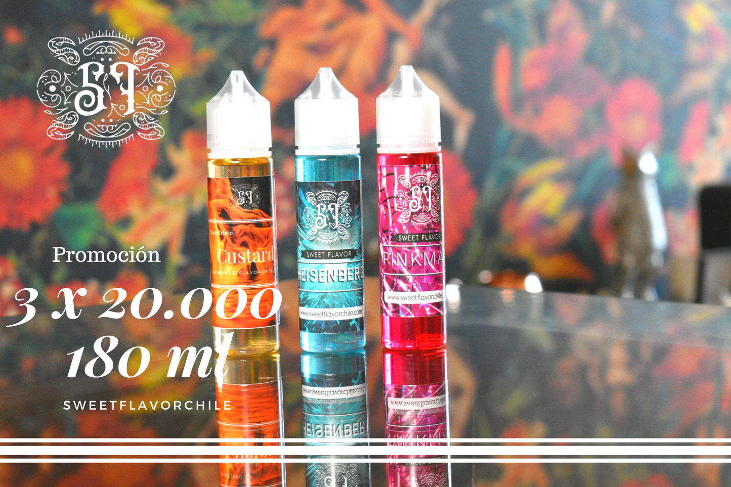PROMO 3 líquidos de 60 ml a elección