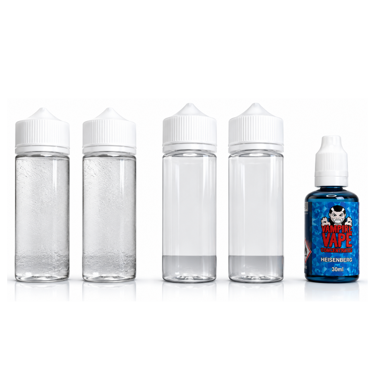 Kit Alquimia: Concentrado a Elección  de 30 ml+ 240 ml de Base + 2 Frascos de 120 ml C/U