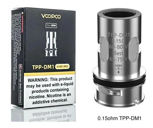 Resistencias TPP VOOPOO DM1 0.3 Ohm