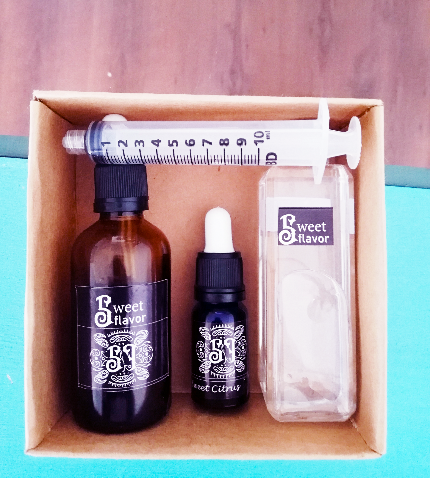 Kit: Concentrado a Elección  de 30 ml+ 240 ml de Base + 2 Frascos de 120 ml C/U
